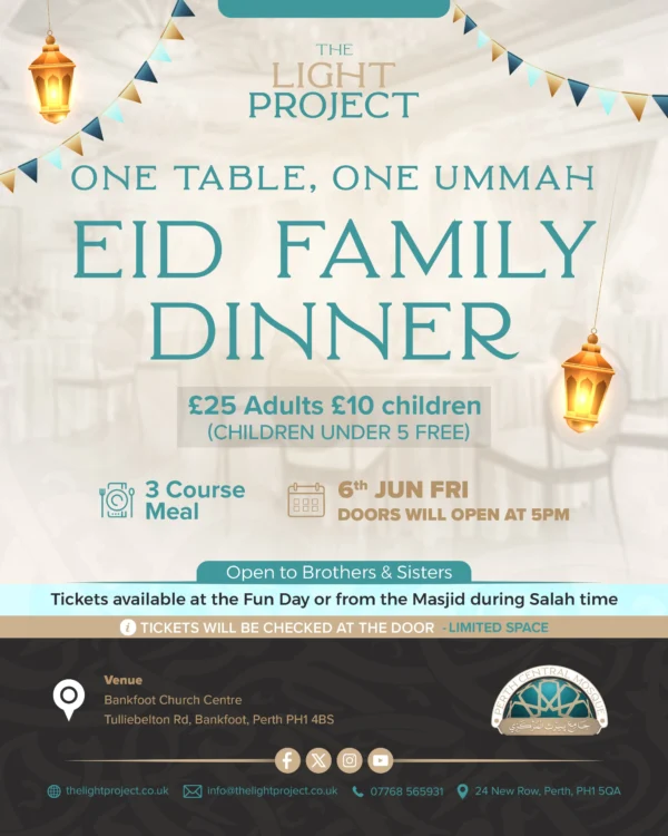 Eid Family Celebration & Eid Family Dinner