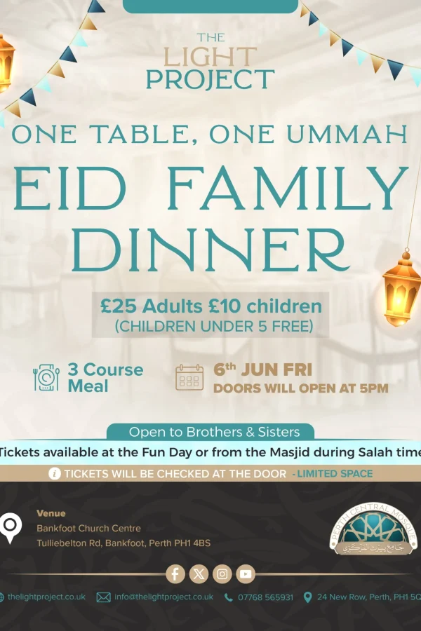 Eid Family Celebration & Eid Family Dinner